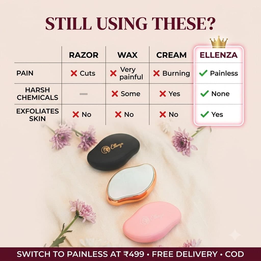 Razor vs wax vs cream vs Ellenza