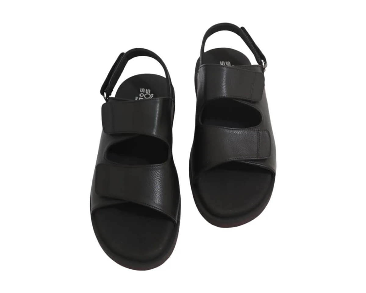 Back-Strap Sandal · Gents in Black