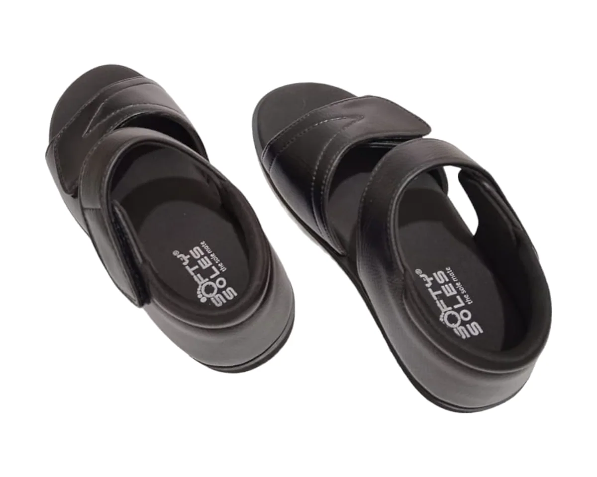 Heel-Counter Sandal · Ladies in Black