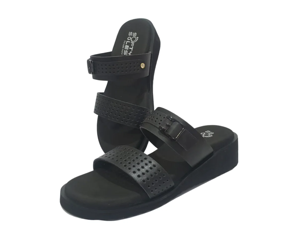 Parallel-Bar Sandal · Ladies in Black